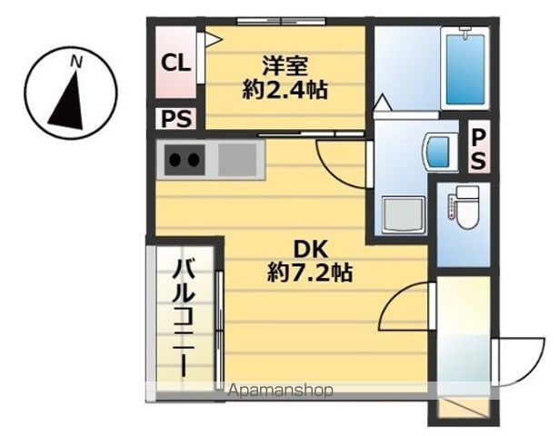 西区今宿東1丁目B棟の間取り写真