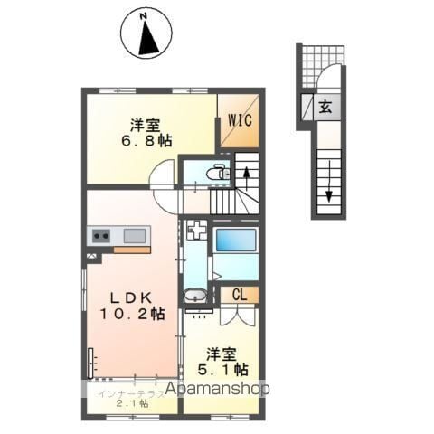 URBAN STAGEA春日Iの間取り写真