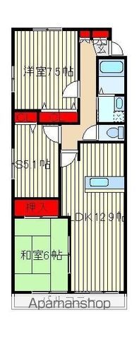 AXIS KASHIWAの間取り写真