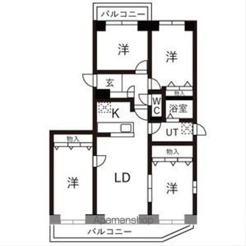 BRO北野の間取り写真