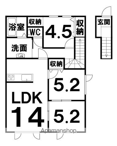 WEISSの間取り写真