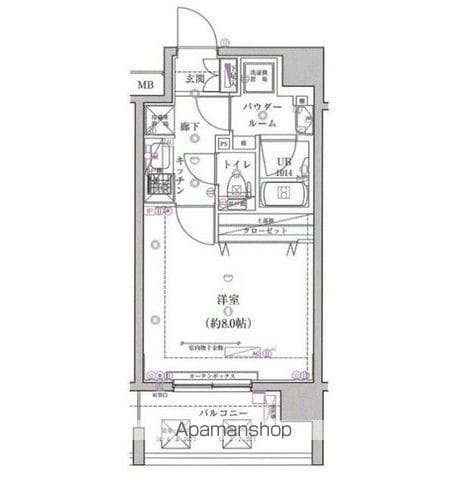 スパシエベルタ横浜の間取り