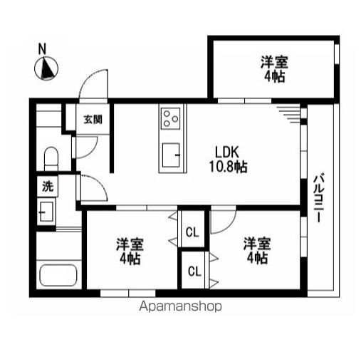 【ミア流山の間取り】