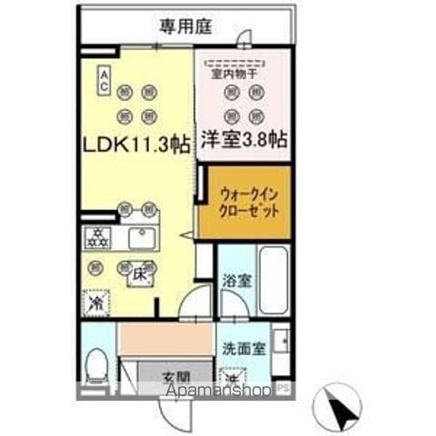 DーROOM香住ヶ丘公園Iの間取り写真