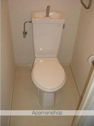 ベルメゾン古川１[1K/26.6m2]のトイレ