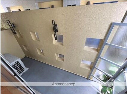 東京都目黒区東が丘２丁目[1K/25.2m2]のバルコニー