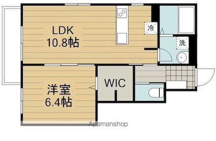 ＡＬＶＡ．ａ[1LDK/41.35m2]の間取図
