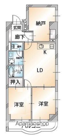 U RESIDENCE三鷹の間取り写真