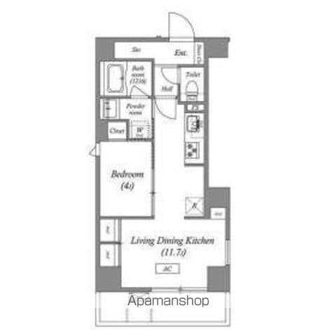 ACP RESIDENCE両国の間取り写真