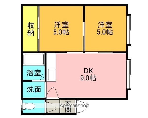 コーポ和の間取り写真