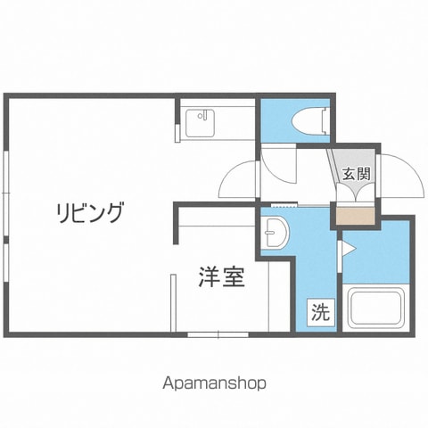 HS414 旧)サザンスクエアの間取り写真