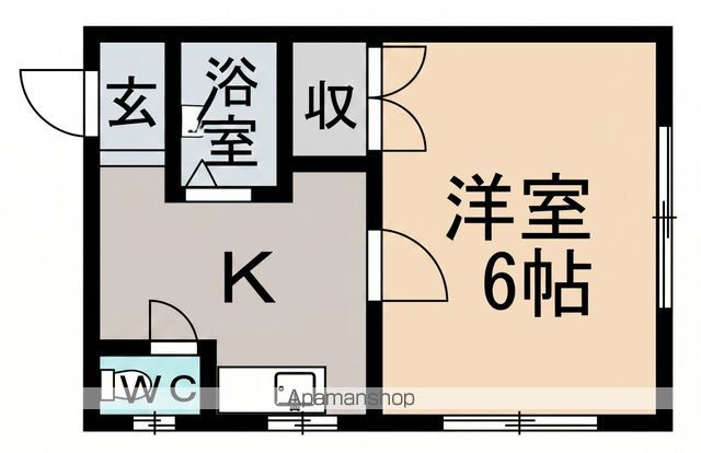 ハイツTOKIOの間取り写真
