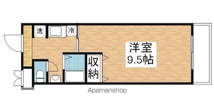 ジュネス藤[1K/28.06m2]の間取図
