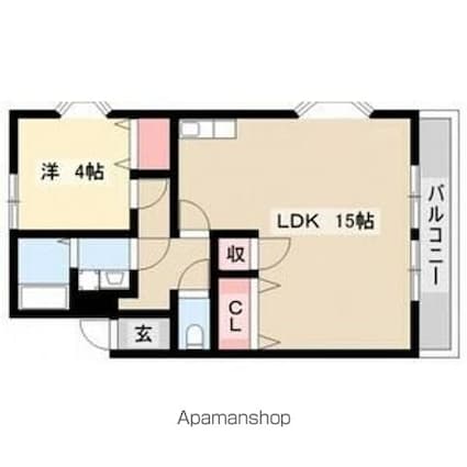 メゾンＫ[1LDK/50.76m2]の間取図