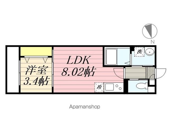 ＴＫＰ新松戸Ⅰ 105 ｜ 千葉県松戸市新松戸３丁目443-2（賃貸アパート1LDK・1階・29.03㎡） その2