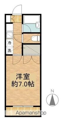 ＫＯＨＳＨＩＮ　ＳＯＨ[1K/22.41m2]の間取図