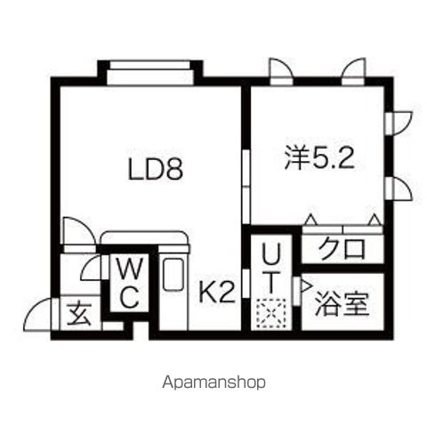 プレシャス12番館の間取り写真
