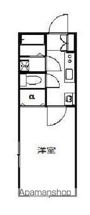 東京都墨田区本所１丁目[1K/23.33m2]の間取図