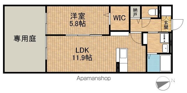 ARUROOM高林の間取り写真