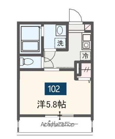 MELDIA稲城の間取り写真