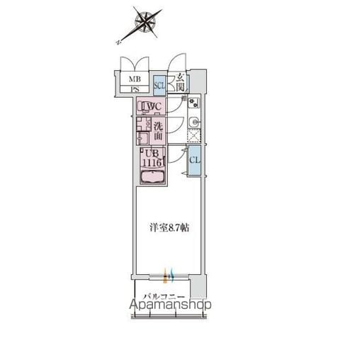 スプランディッド堺東IIIの間取り写真