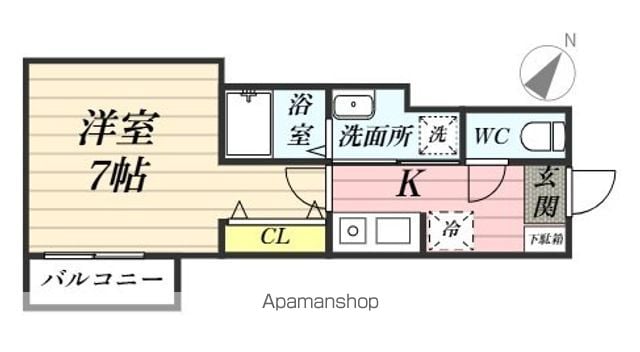 TIERRA APARTMENTの間取り写真