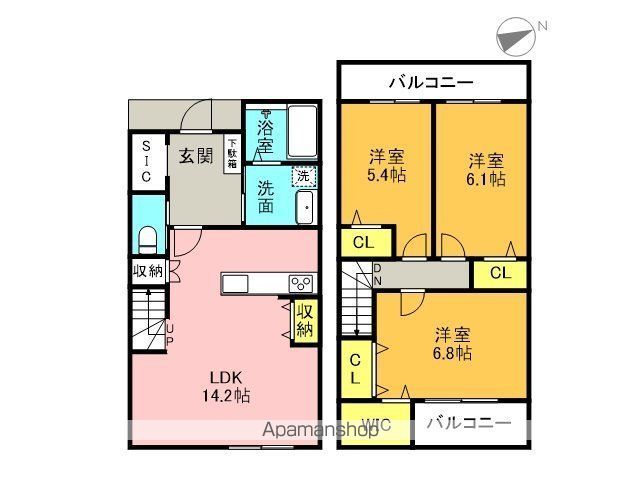 AG REGA 東園田の間取り写真