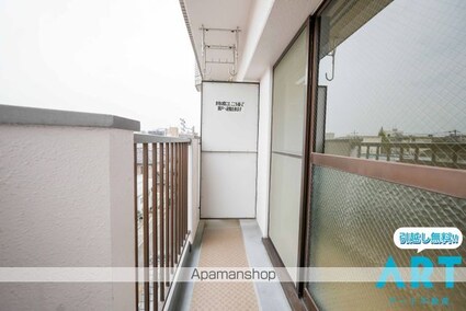 第２マンションふじ[1K/20.25m2]のバルコニー