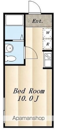 ｃａｒｐｅ恋ヶ窪[1R/22m2]の間取図