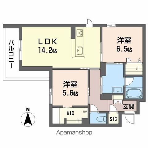 メゾン エディアン 新金岡の間取り写真