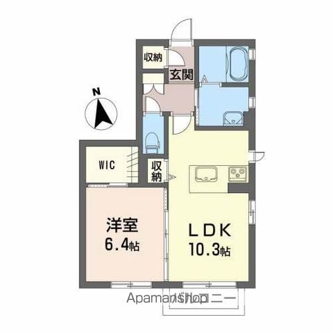 アルフラットBの間取り写真