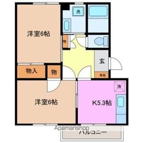 コーポラスアメニティIの間取り写真
