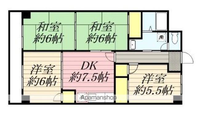 【ＩＮＳＵＲＡＮＣＥ　ＢＬＤＧ．ＸⅥの間取り】