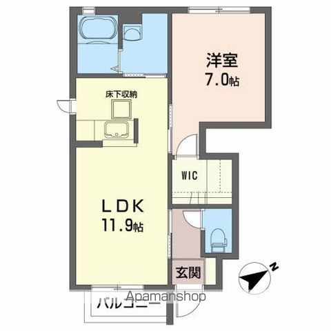 シャーメゾン菅谷台Iの間取り写真