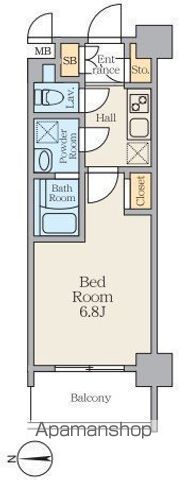 S-RESIDENCE横浜子安abreastの間取り写真
