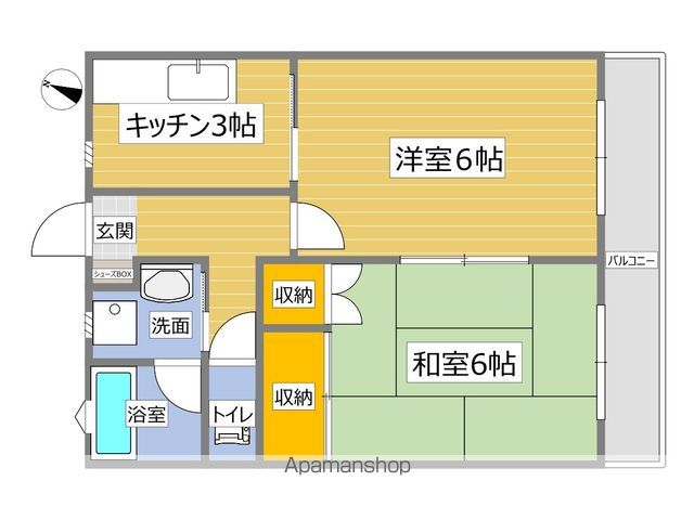レジデンス田島IIの間取り写真