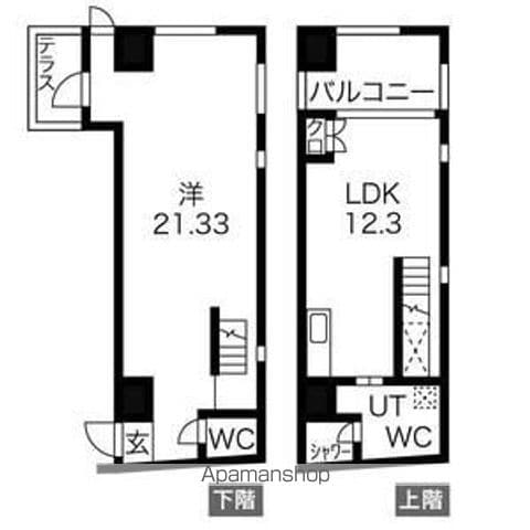 S−CREA御堂筋本町の間取り写真