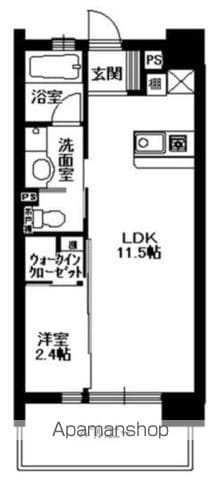 イニシアイオ大名の間取り写真