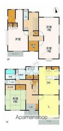 今関邸貸家[3SLDK/140m2]の間取図