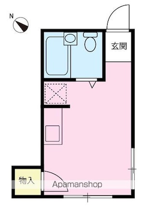 光荘[1R/17m2]の間取図