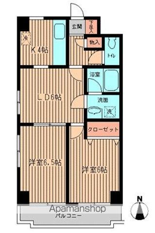 シティハイツ両国の間取り