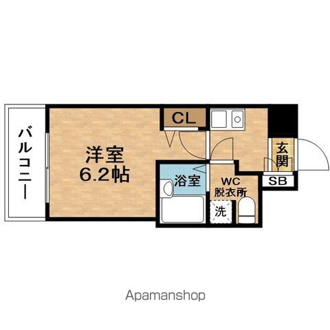 NEWCITYAPARTMENTSNISHITEMMAの間取り写真