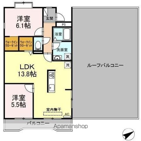 マミーナ1号館の間取り写真