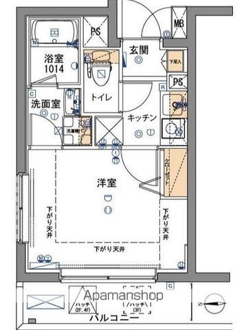 フェルクルール新横浜の間取り