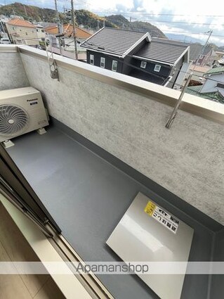 フジパレス秋月川田[1LDK/40.08m2]のバルコニー