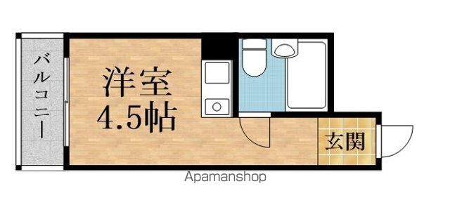 朝日プラザアクシス城東の間取り写真