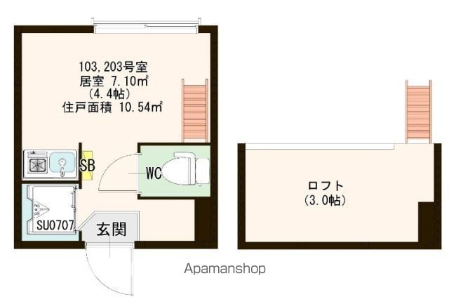 SANANDO南阿佐ヶ谷の間取り写真