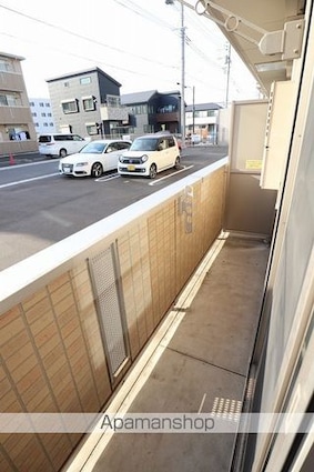 サニーフラット　Ｅ[1LDK/35m2]のバルコニー