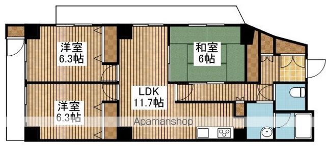 パークプラザ新光の間取り写真