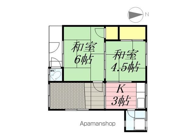 【和歌山市小雑賀の戸建ての間取り】